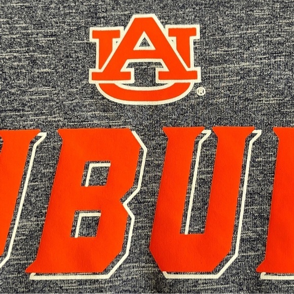 Champion Elite Auburn Tigers Heather Blue & Orange T-shirt Size Large - Picture 4 of 9